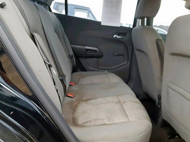 1G1JB5SH6C4113245 - 2012 CHEVROLET SONIC LS 黑色 照片 6