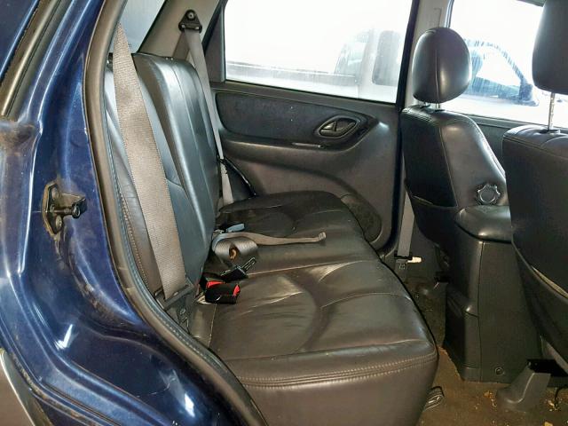 4F2CZ06113KM10088 - 2003 MAZDA TRIBUTE ES BLUE photo 6