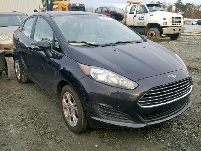 3FADP4BJ8EM106037 - 2014 FORD FIESTA SE BLACK photo 1