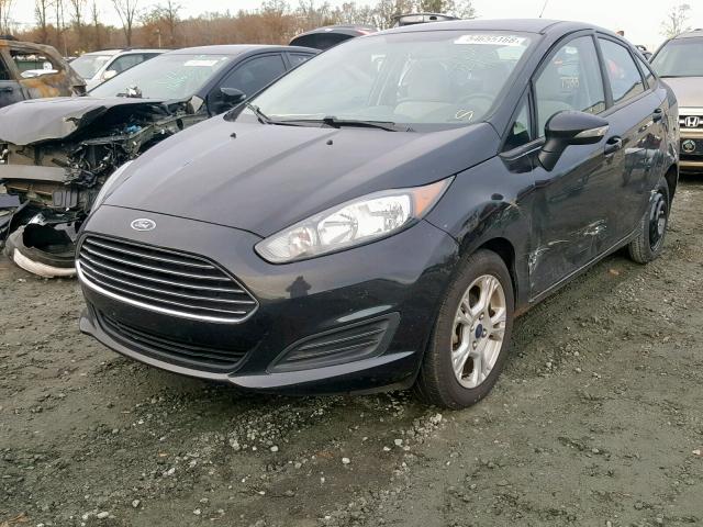 3FADP4BJ8EM106037 - 2014 FORD FIESTA SE BLACK photo 2