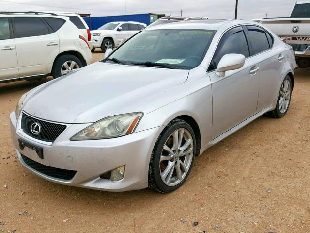 JTHBK262065018760 - 2006 LEXUS IS 250 SILVER photo 2