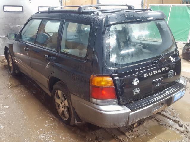 JF1SF6552XH727365 - 1999 SUBARU FORESTER S BLACK photo 3