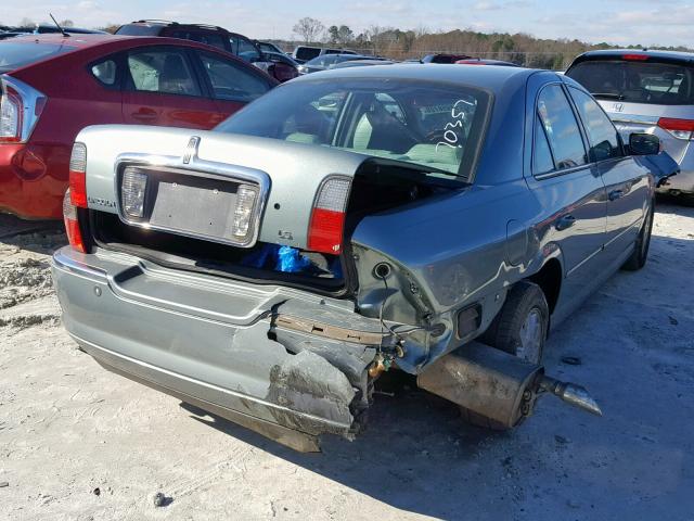 1LNHM86S53Y677416 - 2003 LINCOLN LS أخضر صورة 4