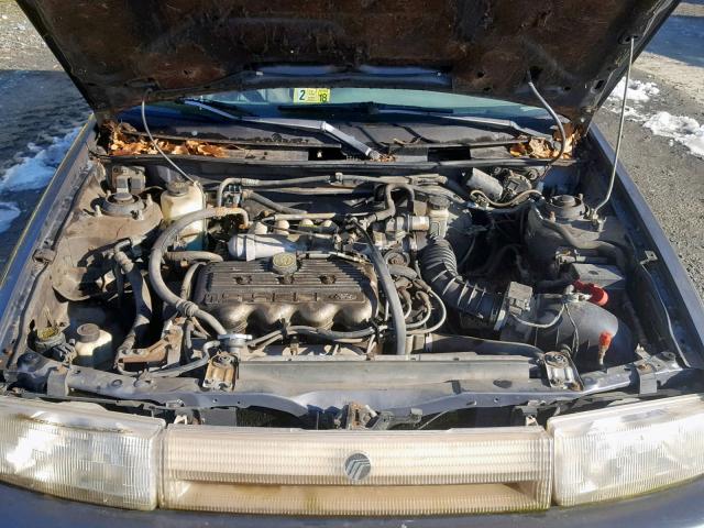 3MAPM15JXPR628944 - 1993 MERCURY TRACER BLUE photo 7