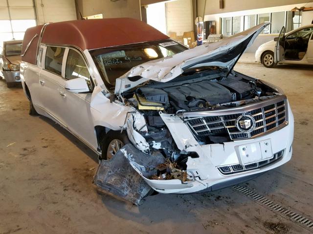 2GEXG7U32E9500527 - 2014 CADILLAC XTS FUNERA WHITE photo 1