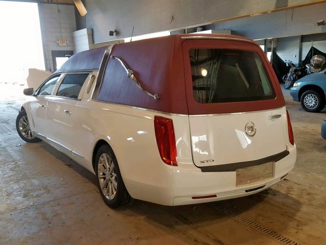 2GEXG7U32E9500527 - 2014 CADILLAC XTS FUNERA WHITE photo 3