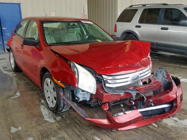 3FAHP06Z28R222142 - 2008 FORD FUSION S RED photo 1