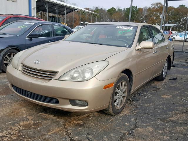 JTHBA30G245044836 - 2004 LEXUS ES 330 GOLD photo 2