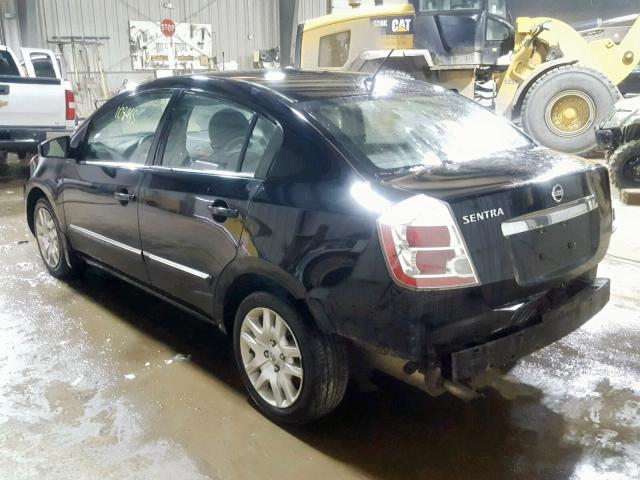 3N1AB6AP5AL614787 - 2010 NISSAN SENTRA 2.0 BLACK photo 3