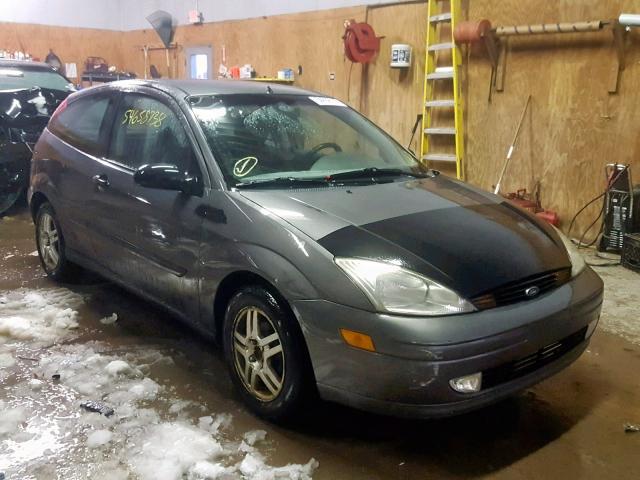 3FAFP31332R219088 - 2002 FORD FOCUS ZX3 GRAY photo 1