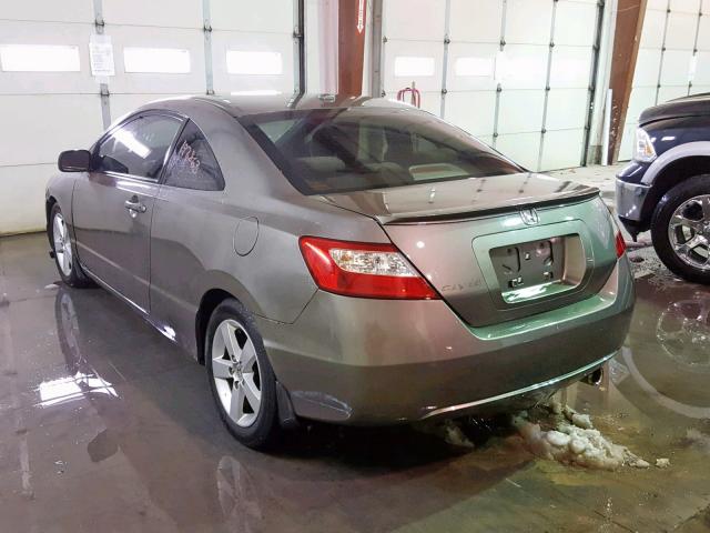 2HGFG12816H508630 - 2006 HONDA CIVIC EX ყავისფერი ფოტო 3