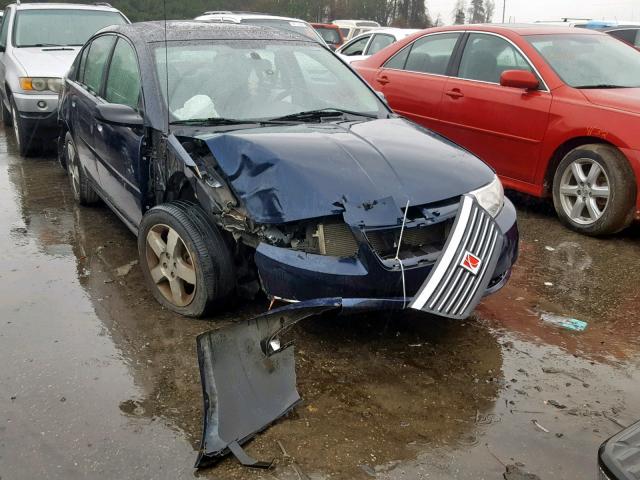 1G8AL55F27Z165313 - 2007 SATURN ION LEVEL BLUE photo 1