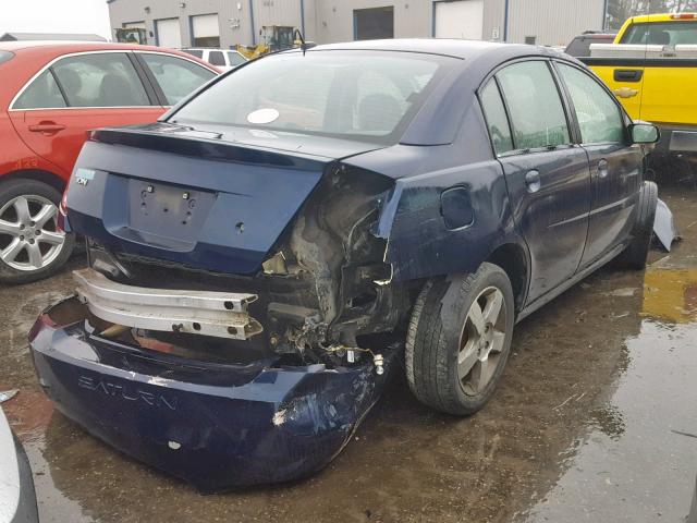 1G8AL55F27Z165313 - 2007 SATURN ION LEVEL BLUE photo 4