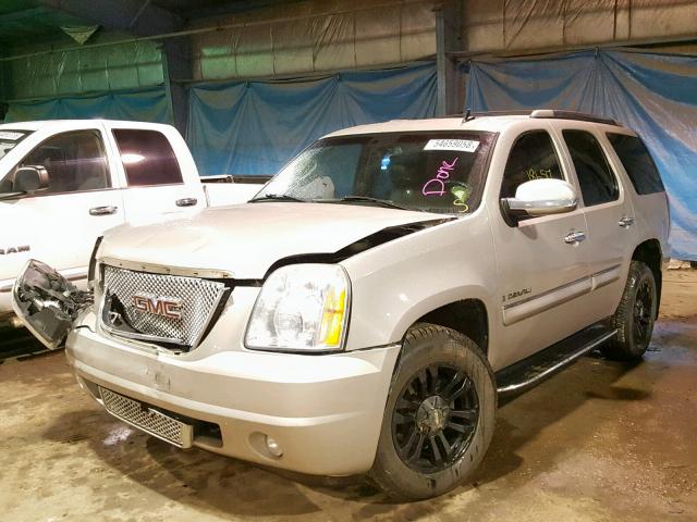 1GKFK63887J345696 - 2007 GMC YUKON DENA SILVER photo 2