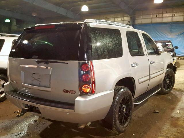 1GKFK63887J345696 - 2007 GMC YUKON DENA SILVER photo 4