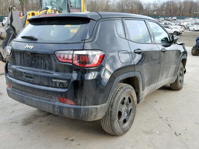 3C4NJDAB7JT116732 - 2018 JEEP COMPASS SP შავი ფოტო 4