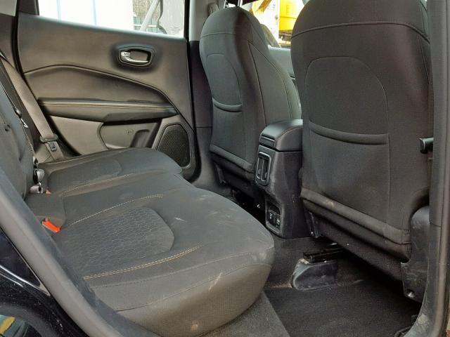 3C4NJDAB7JT116732 - 2018 JEEP COMPASS SP შავი ფოტო 6