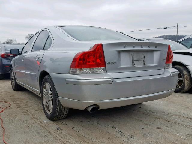 YV1RS592792737114 - 2009 VOLVO S60 2.5T SILVER photo 3