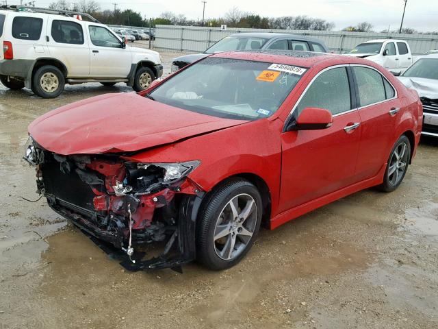 JH4CU2E81DC001818 - 2013 ACURA TSX SE RED photo 2