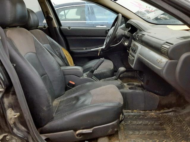 1B3EL76R25N571528 - 2005 DODGE STRATUS R/ BLACK photo 5