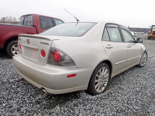 JTHBD192140090366 - 2004 LEXUS IS 300 SILVER photo 4