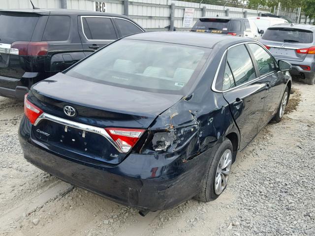 4T1BF1FK1FU933957 - 2015 TOYOTA CAMRY LE BLACK photo 4