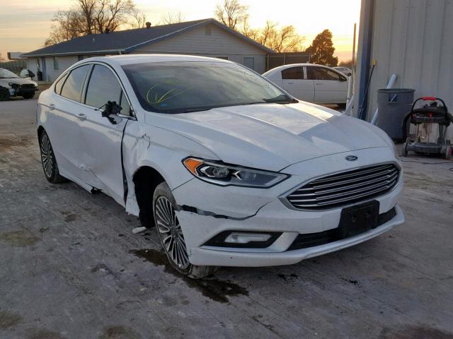 3FA6P0K99HR146321 - 2017 FORD FUSION TIT WHITE photo 1