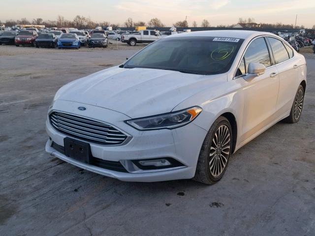 3FA6P0K99HR146321 - 2017 FORD FUSION TIT WHITE photo 2