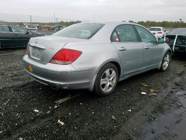 JH4KB16648C002380 - 2008 ACURA RL GRAY photo 4