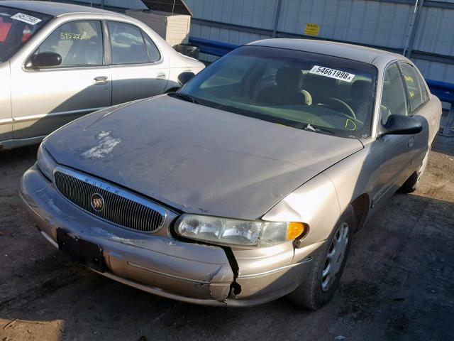 2G4WS52M1W1599307 - 1998 BUICK CENTURY CU TAN photo 2