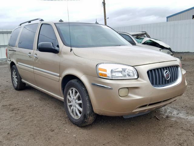 5GADV33L55D158216 - 2005 BUICK TERRAZA CX GOLD photo 1