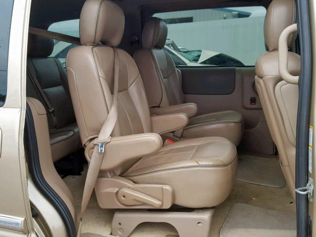 5GADV33L55D158216 - 2005 BUICK TERRAZA CX GOLD photo 6