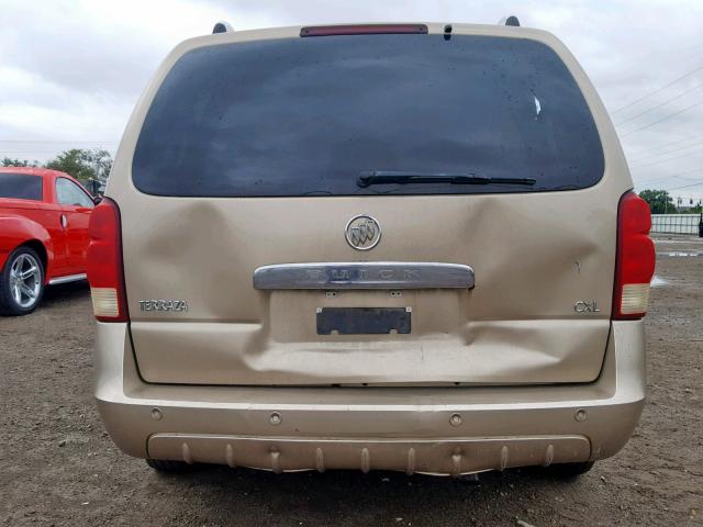 5GADV33L55D158216 - 2005 BUICK TERRAZA CX GOLD photo 9