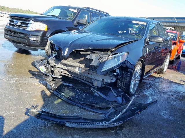 1LNHL9FT4DG602232 - 2013 LINCOLN MKS CHARCOAL photo 2