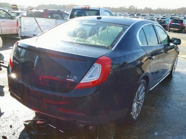 1LNHL9FT4DG602232 - 2013 LINCOLN MKS CHARCOAL photo 4