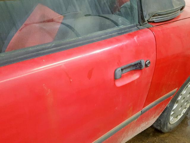 6MPCT01Z3M8620343 - 1991 MERCURY CAPRI RED photo 10