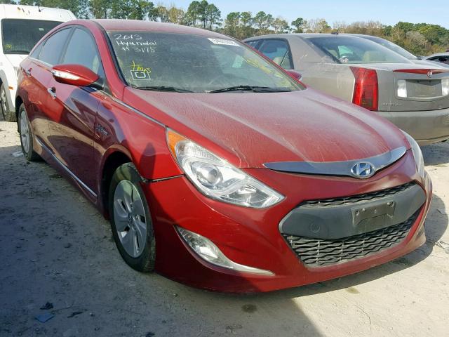 KMHEC4A41DA083178 - 2013 HYUNDAI SONATA HYB RED photo 1