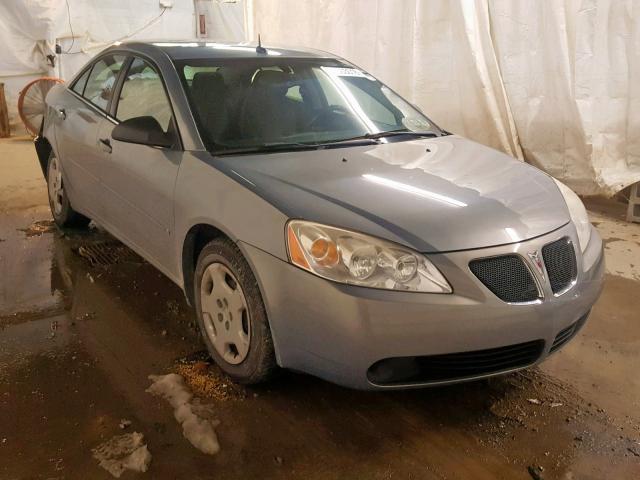 1G2ZF57B284304286 - 2008 PONTIAC G6 VALUE L GRAY photo 1