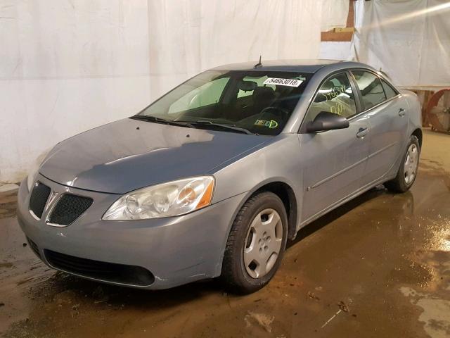 1G2ZF57B284304286 - 2008 PONTIAC G6 VALUE L GRAY photo 2