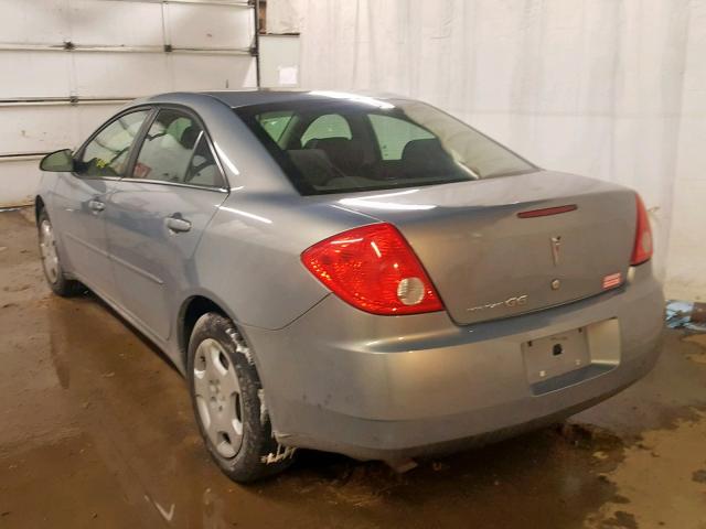 1G2ZF57B284304286 - 2008 PONTIAC G6 VALUE L GRAY photo 3