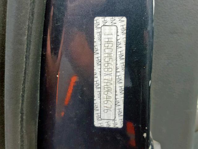 1HGCM568X7A064676 - 2007 HONDA ACCORD EX GRAY photo 10