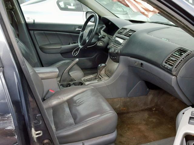 1HGCM568X7A064676 - 2007 HONDA ACCORD EX GRAY photo 5