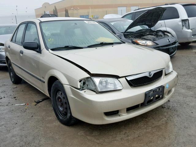 JM1BJ2222Y0220557 - 2000 MAZDA PROTEGE DX BEIGE photo 1