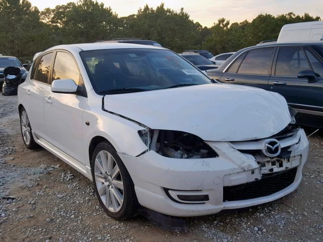 JM1BK34L691250522 - 2009 MAZDA SPEED 3 WHITE photo 1