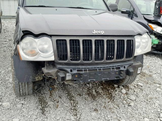 1J4GR48K05C676689 - 2005 JEEP GRAND CHER GRAY photo 9