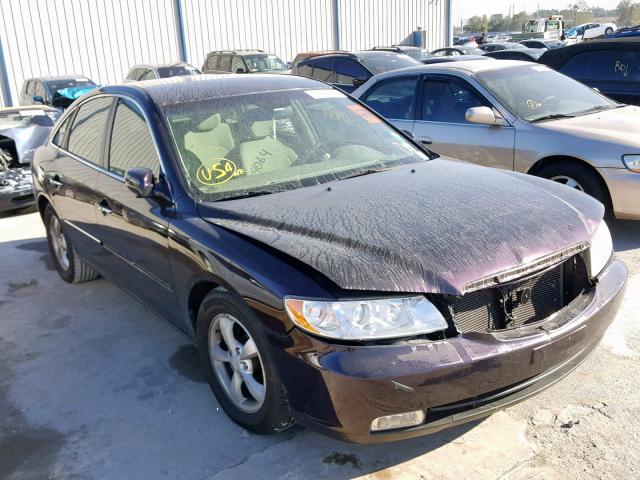 KMHFC46F77A139627 - 2007 HYUNDAI AZERA SE PURPLE photo 1