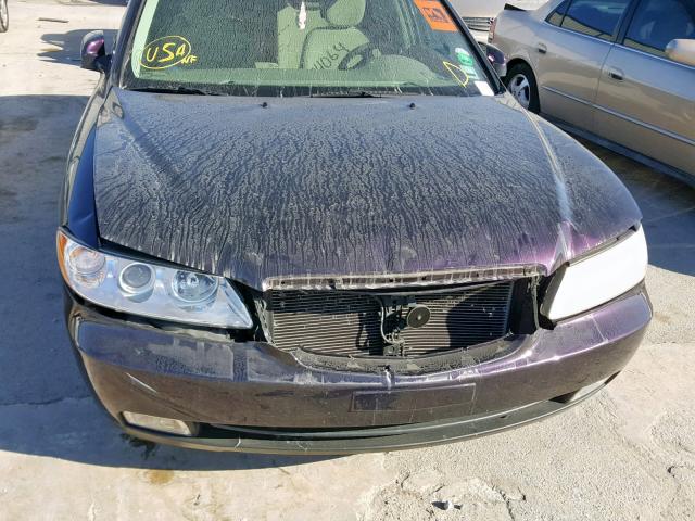 KMHFC46F77A139627 - 2007 HYUNDAI AZERA SE PURPLE photo 9