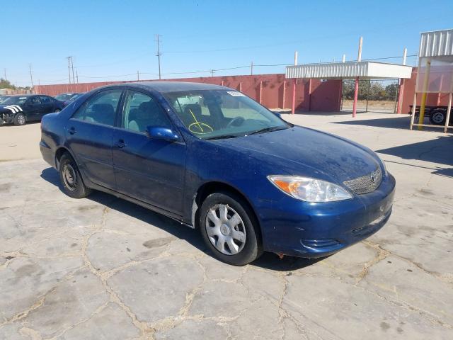 4T1BE32K42U560489 - 2002 TOYOTA CAMRY LE BLUE photo 1