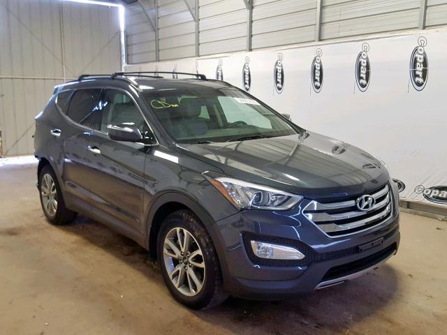 5XYZUDLA2GG331884 - 2016 HYUNDAI SANTA FE S GRAY photo 1