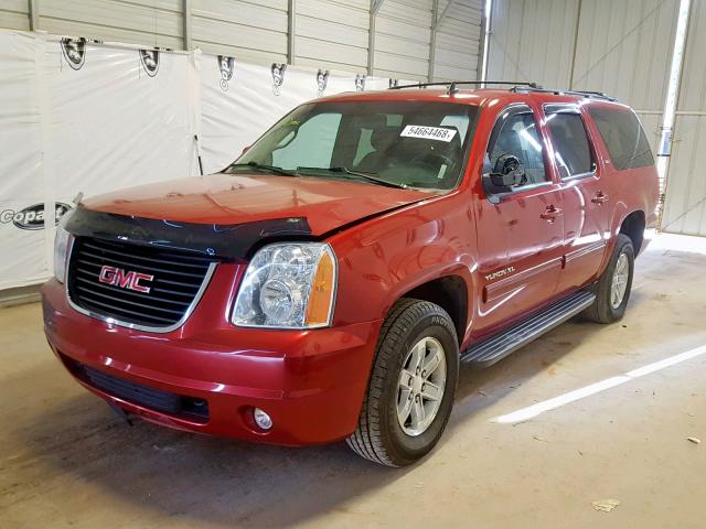 1GKS1KE04ER106100 - 2014 GMC YUKON XL C RED photo 2